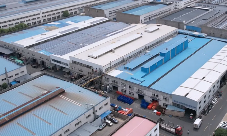 JBX Shelf factory aerial view, Suzhou