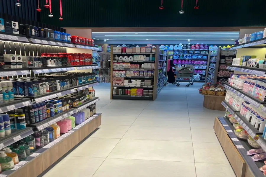 JBX supermarket shelving installation in Tajikistan, 2019